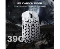 Attack Shark R5Ultra UltralightCarbon 8kHz/42kDPI PAW3950MAX Omron biała - 1472676 - zdjęcie 3